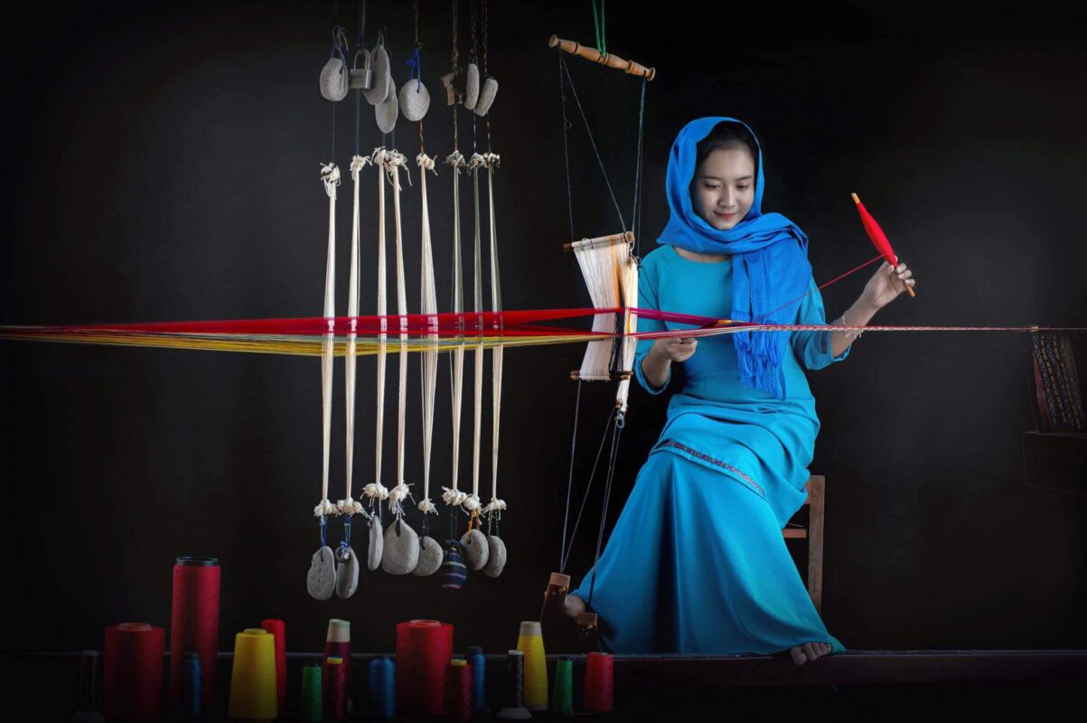 Tham quan làng dệt thổ cẩm truyền thống Chăm Mỹ Nghiệp