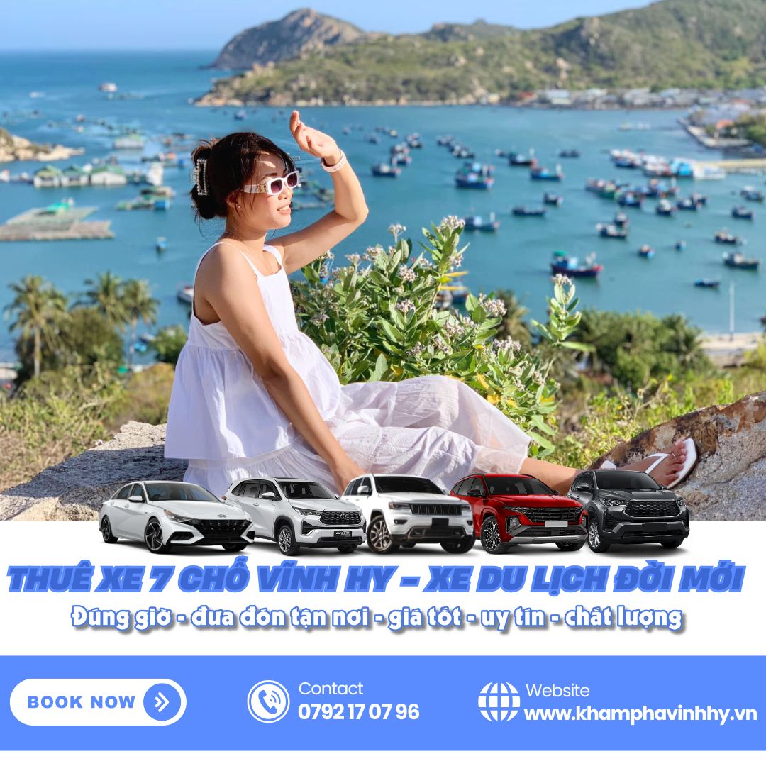 Dịch vụ thuê xe 7 chỗ Vĩnh Hy không chỉ có giá tốt mà còn mang đến nhiều tiện ích rất đáng trải nghiệm