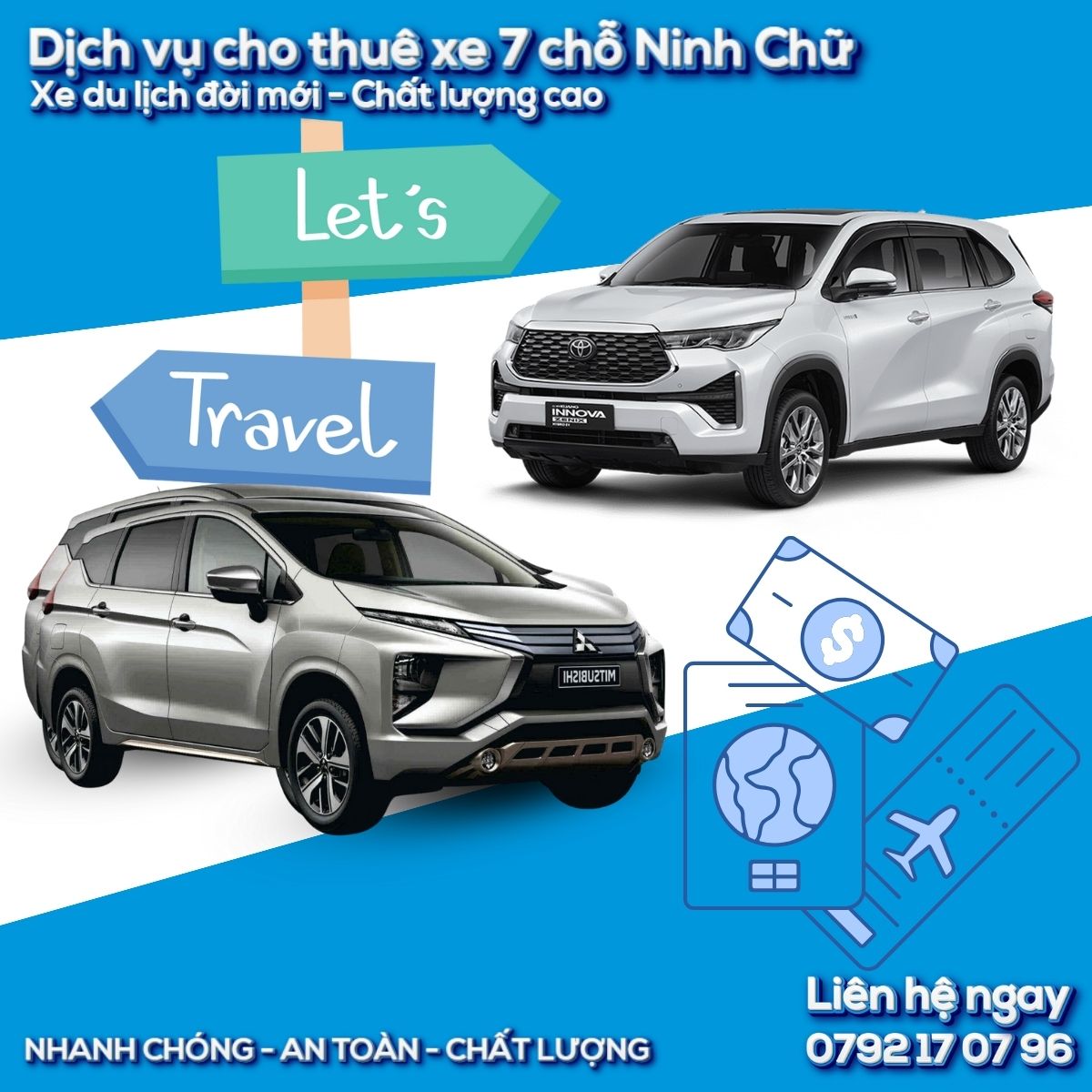 Trải nghiệm dịch vụ cho thuê xe  7 chỗ Ninh Chữ - Thuê xe Ninh Chữ chất lượng