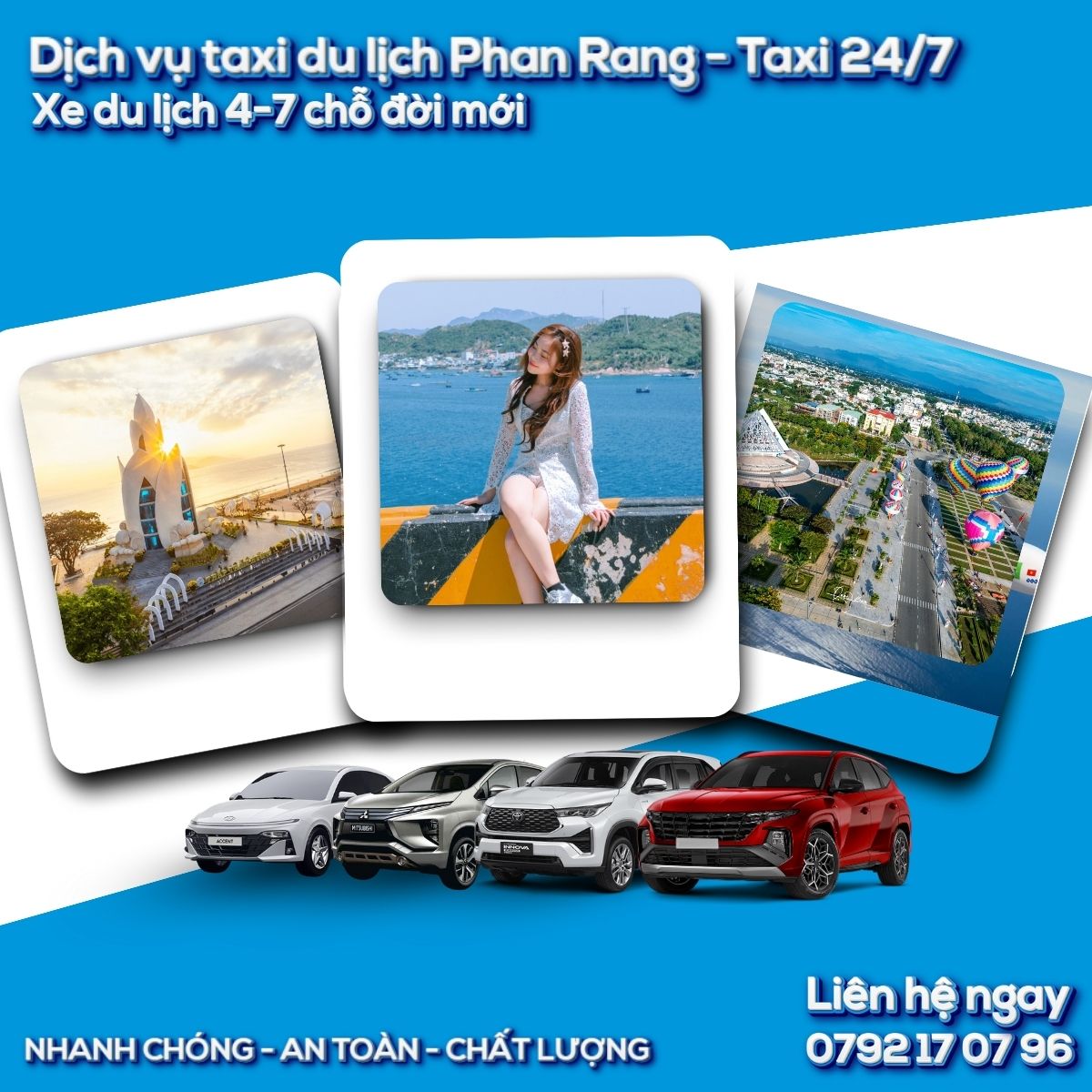 Lựa chọn taxi du lịch Phan Rang đưa đón sân bay Cam Ranh với nhiều tiện ích